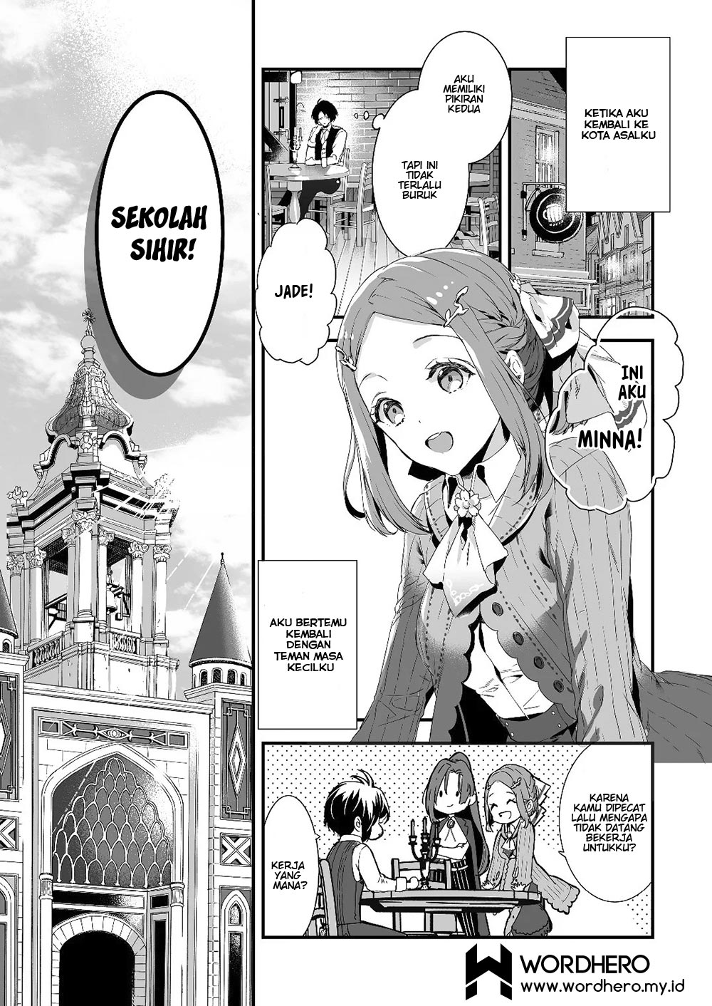 Kyuutei Mahou-shi Kubi ni Nattande, Inaka ni Kaette Mahou-ka no Sensei ni Narimasu Chapter 00