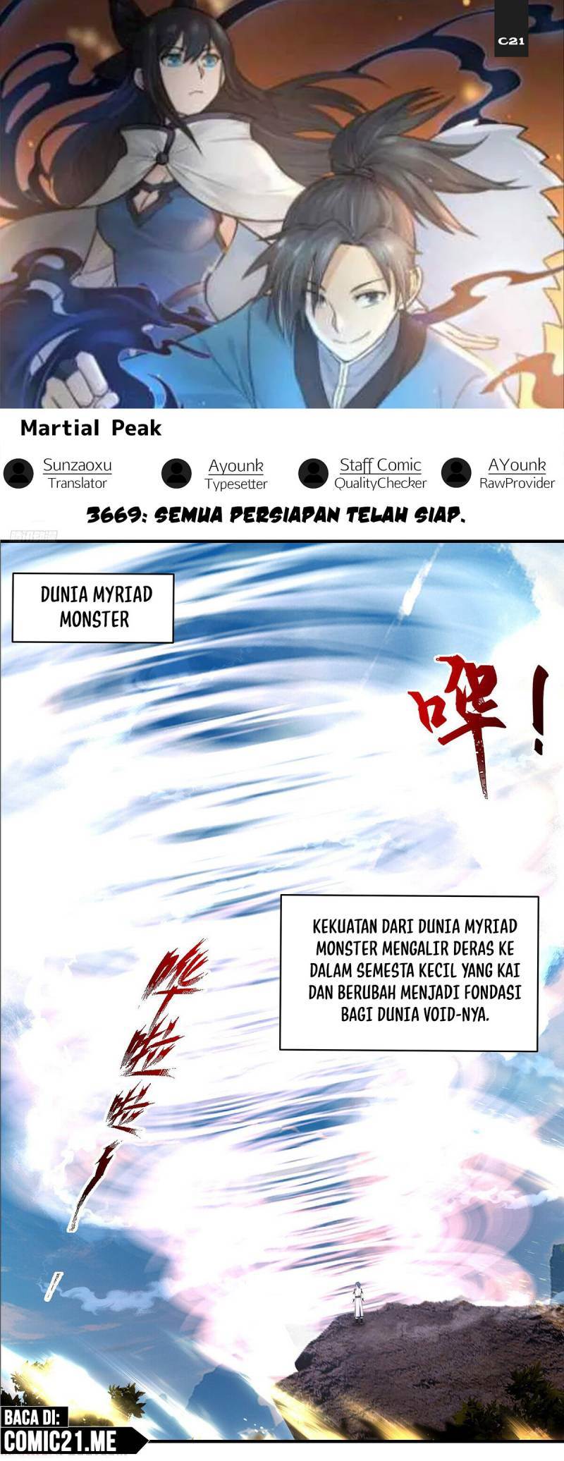 Martial Peak Chapter 3669