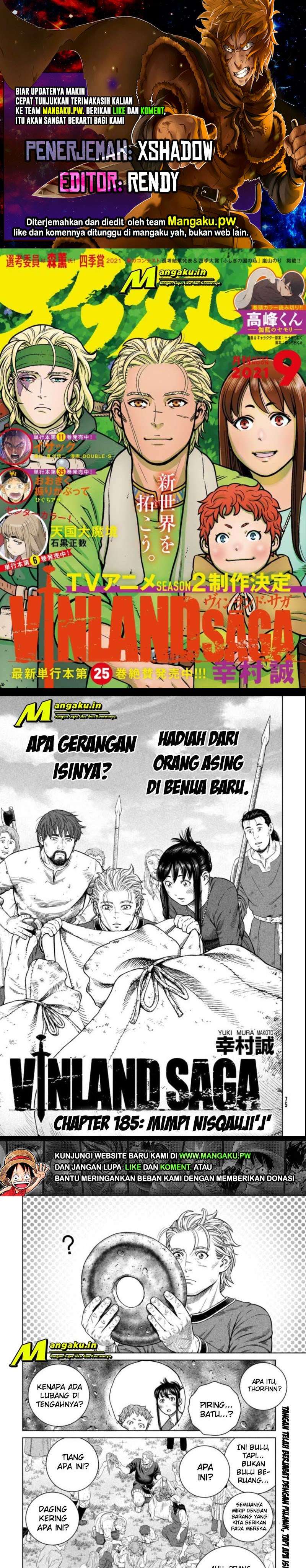 Vinland Saga Chapter 185