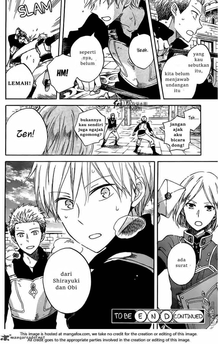 Akagami no Shirayukihime Chapter 62