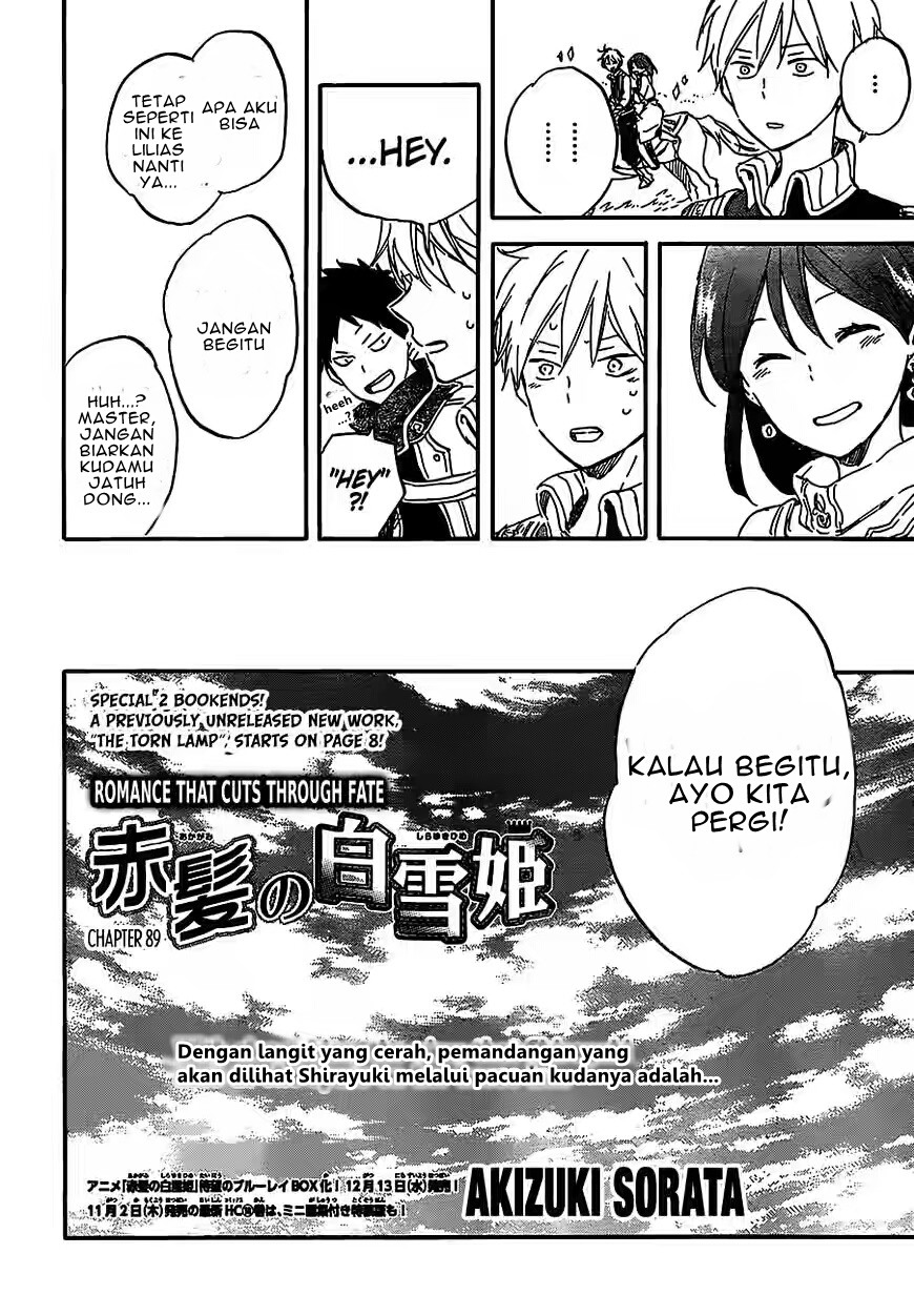 Akagami no Shirayukihime Chapter 90