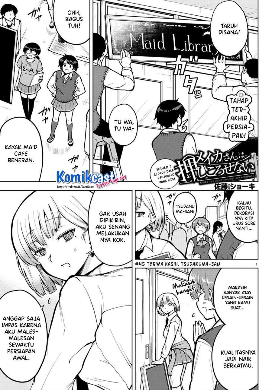 Meika-san Can’t Conceal Her Emotions Chapter 45