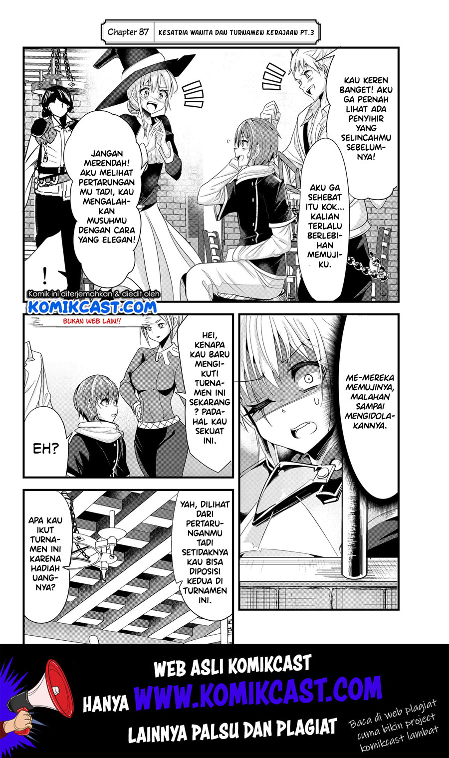 Ima made Ichido mo Onna Atsukaisareta Koto ga nai Jokishi wo Onna Atsukai Suru Chapter 87