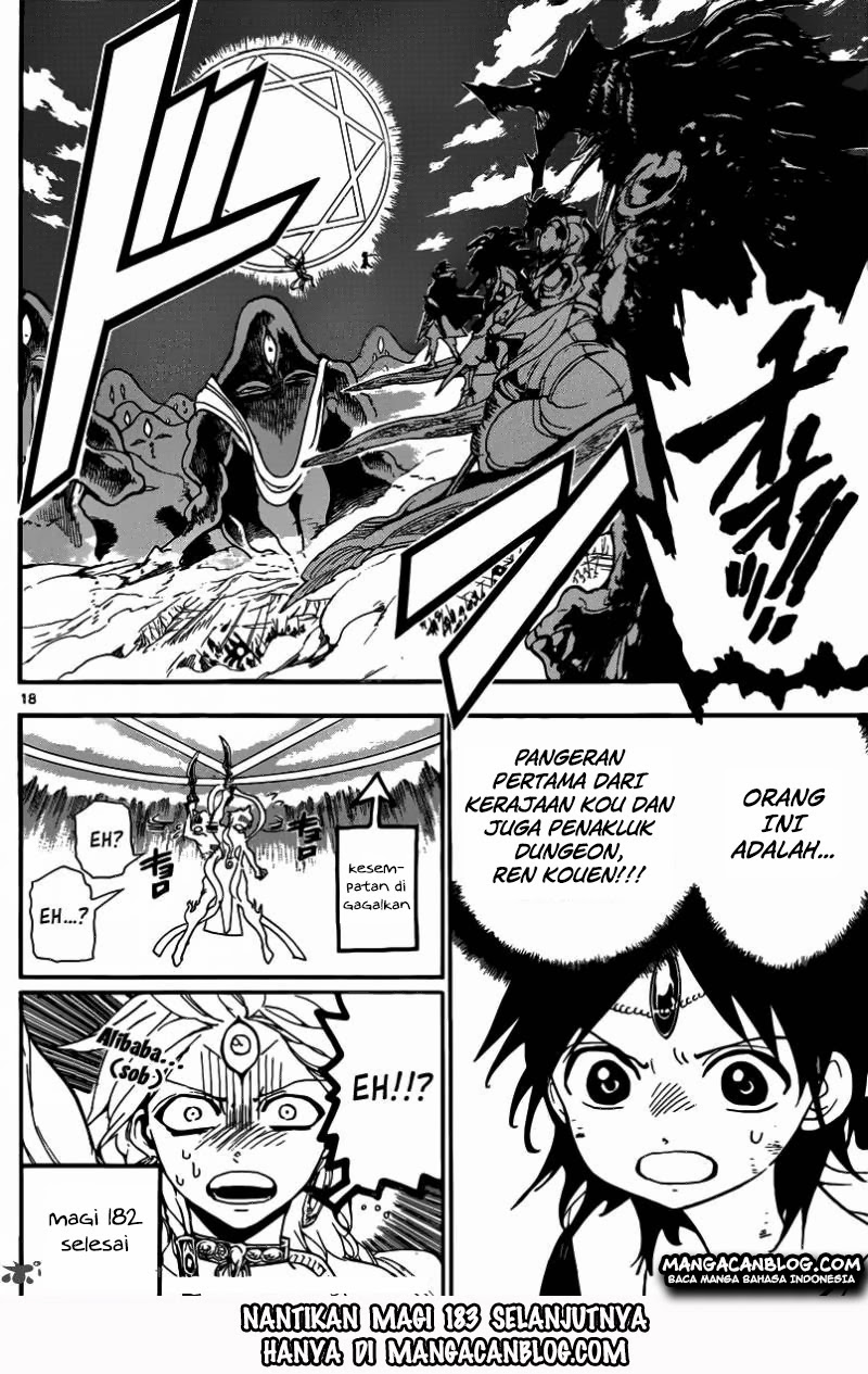 Magi Chapter 182