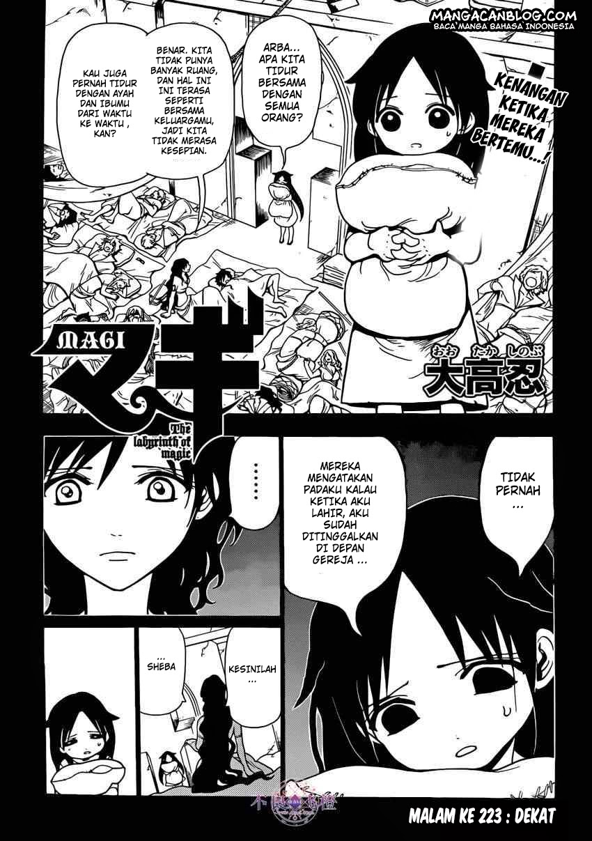 Magi Chapter 223