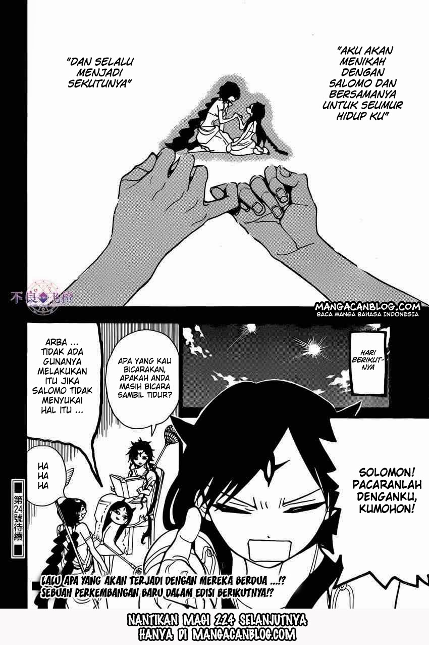 Magi Chapter 223