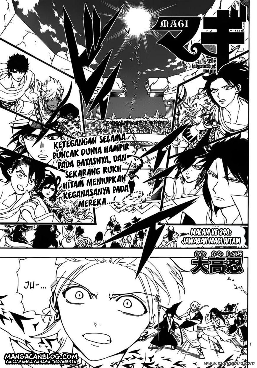 Magi Chapter 240