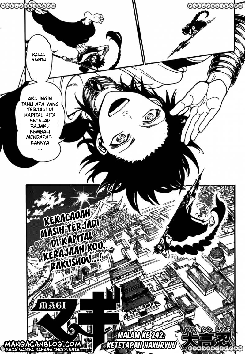 Magi Chapter 242