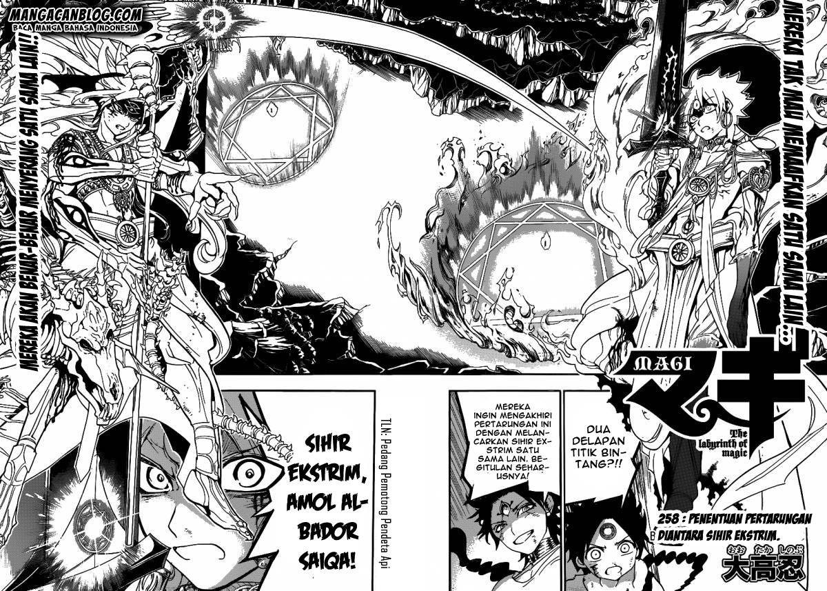 Magi Chapter 258