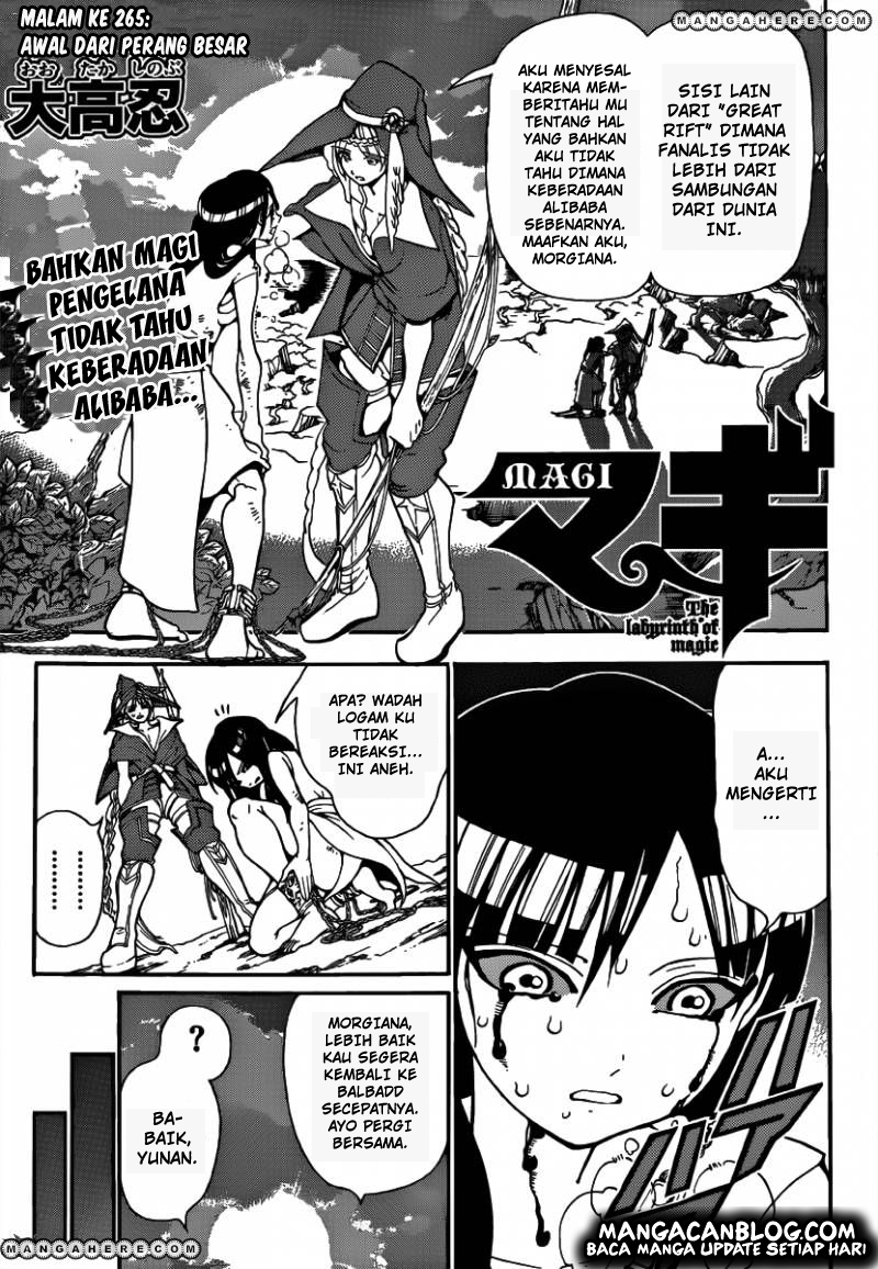 Magi Chapter 265