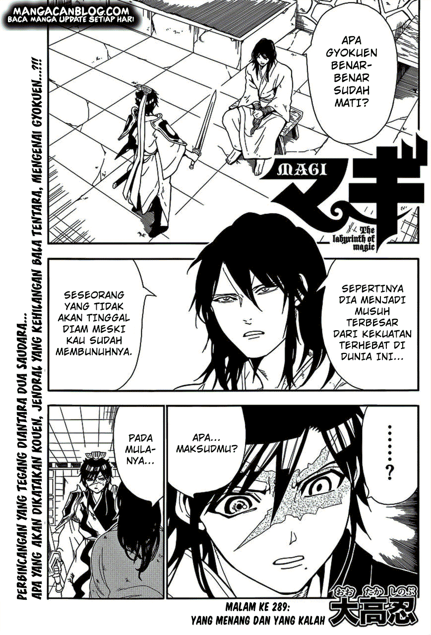 Magi Chapter 279