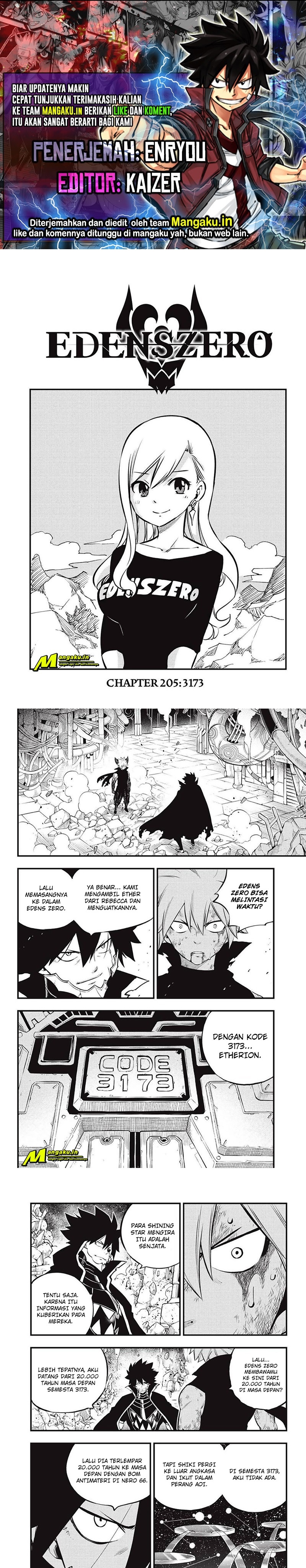 Eden’s Zero Chapter 205