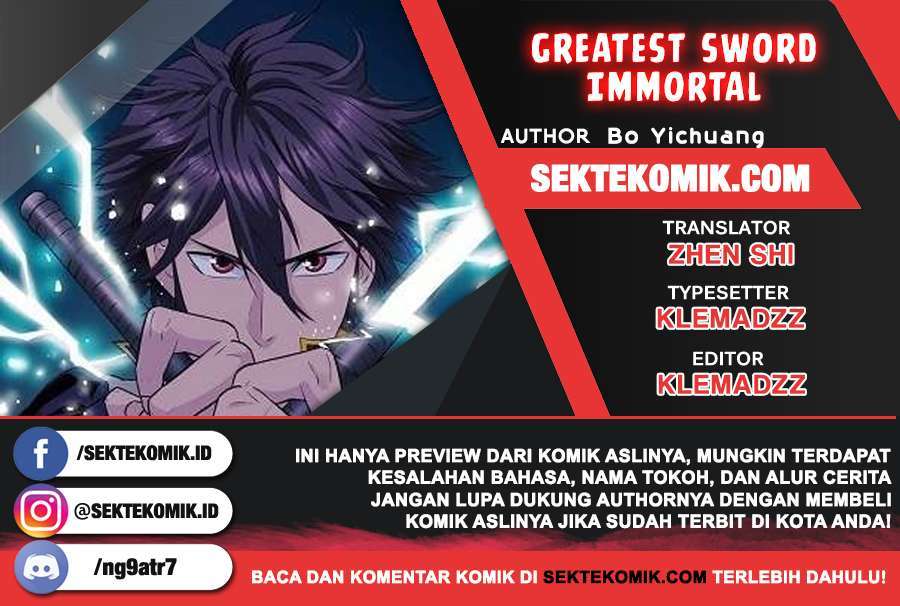 Greatest Sword Immortal Chapter 144