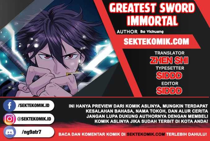 Greatest Sword Immortal Chapter 63