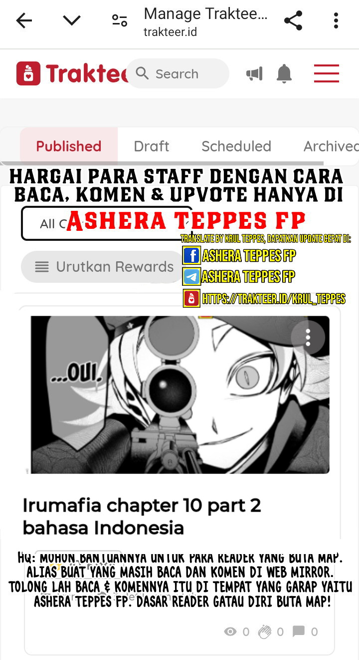 Mairimashita! Iruma-kun Mafia AU Chapter 9.1