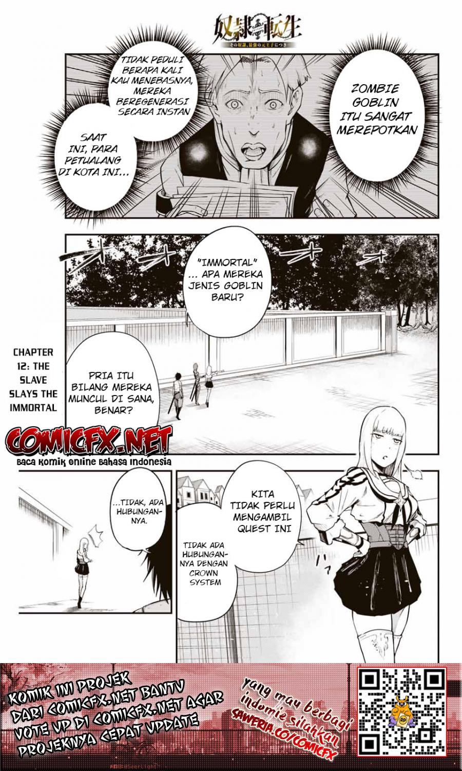 Dorei Tensei: Sono Dorei, Saikyou no Moto Ouji ni Tsuki Chapter 12