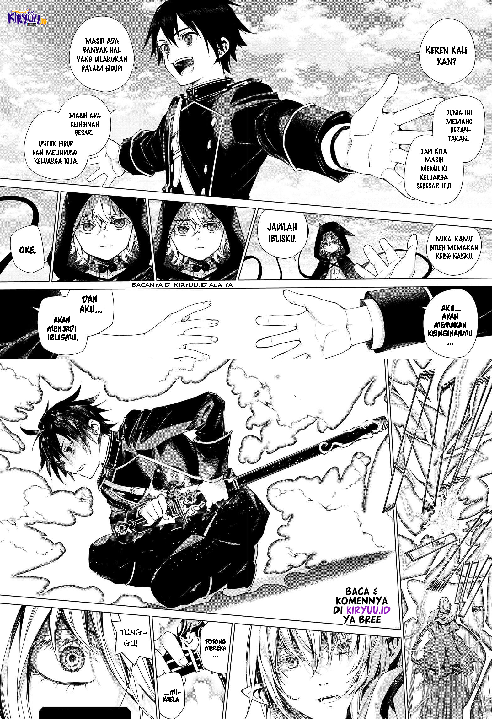 Owari no Seraph Chapter 107