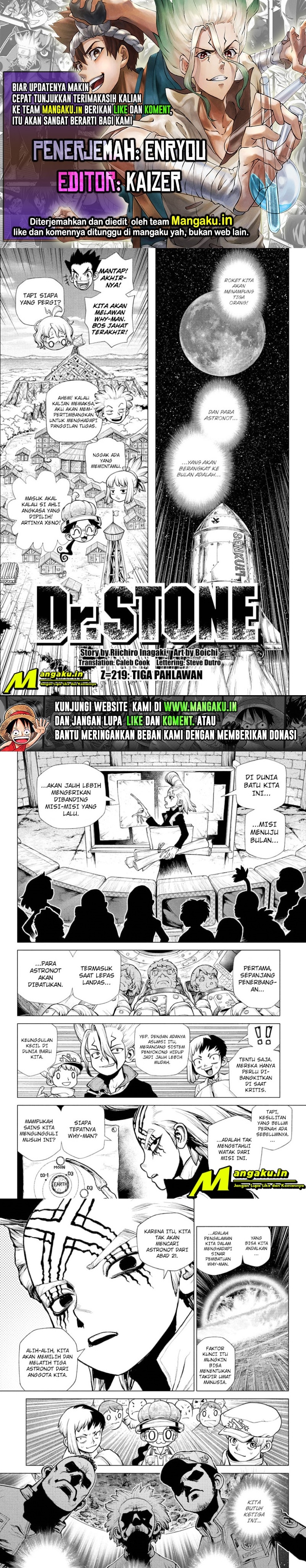 Dr. Stone Chapter 219