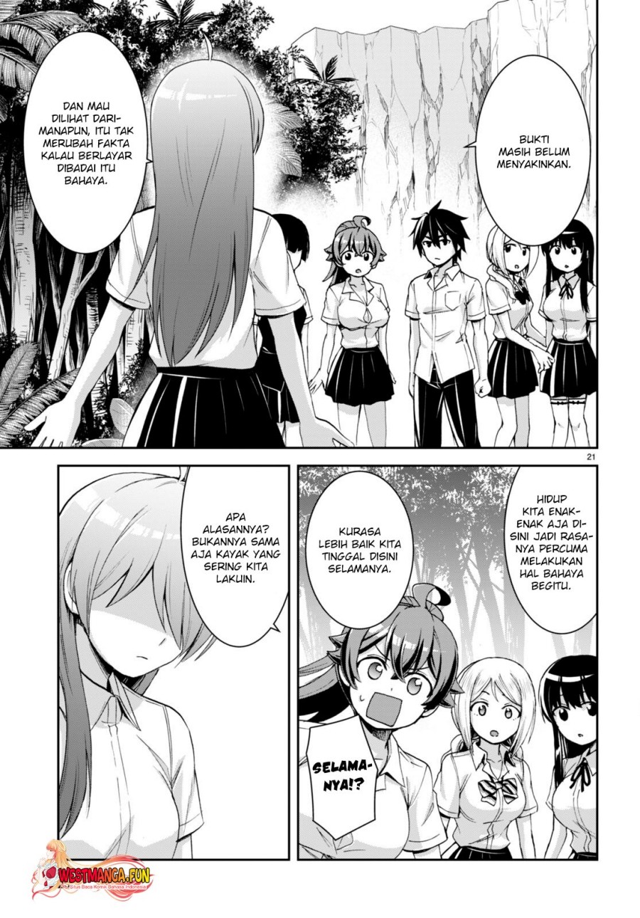 Isekai Yurutto Survival Seikatsu: Gakkou no Minna to Isekai no Mujintou ni Tenishitakedo Ore Dake Rakushou desu Chapter 25