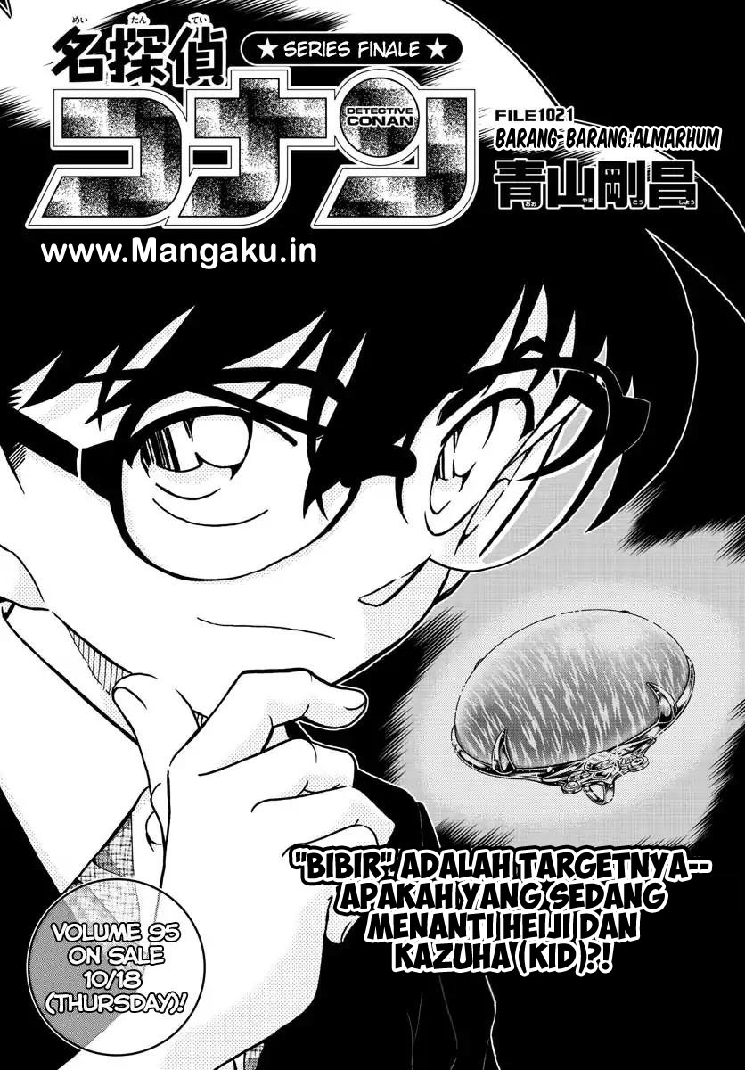 Detective Conan Chapter 1021