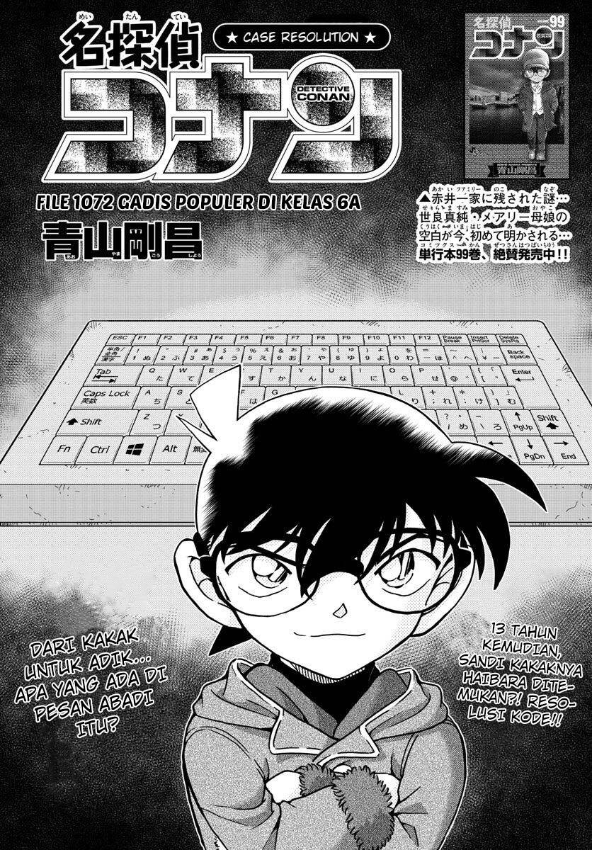 Detective Conan Chapter 1072