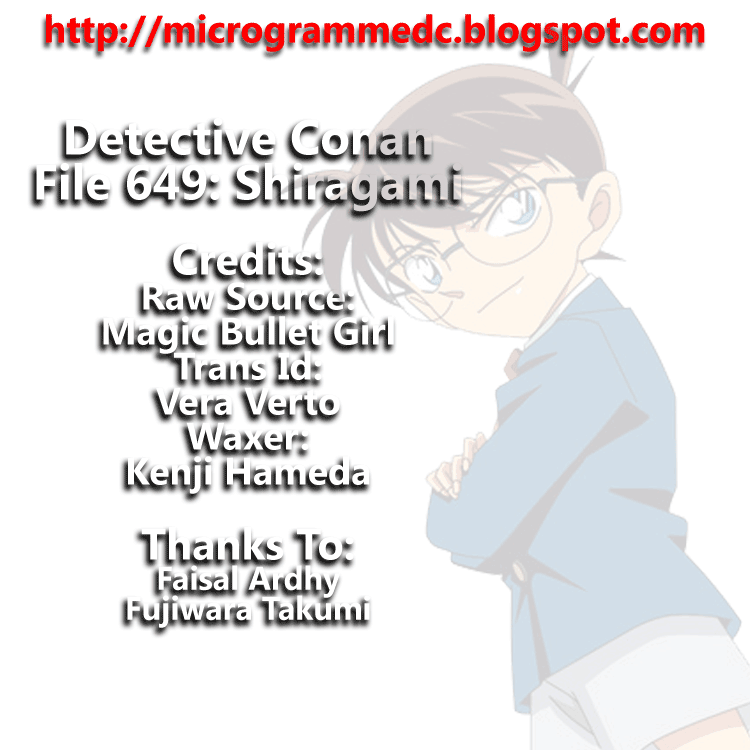 Detective Conan Chapter 649