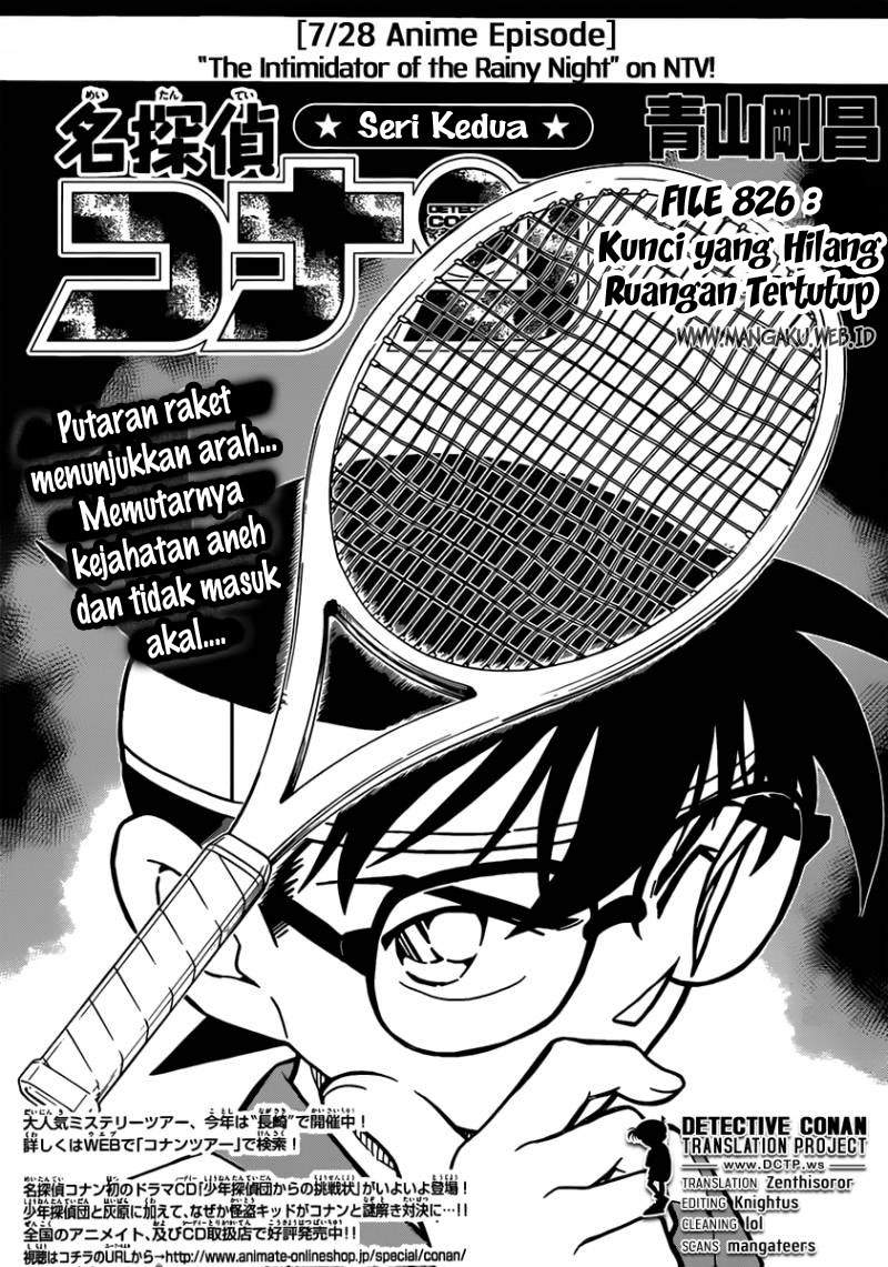 Detective Conan Chapter 826