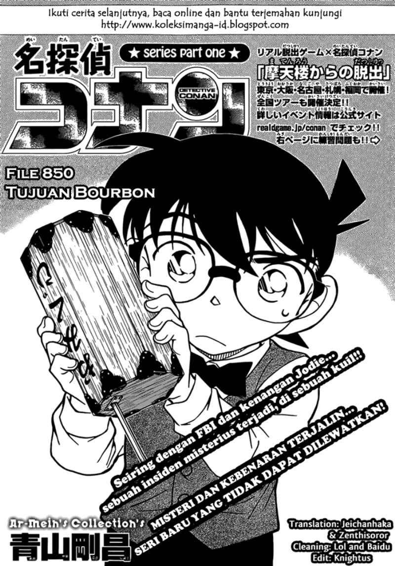 Detective Conan Chapter 850