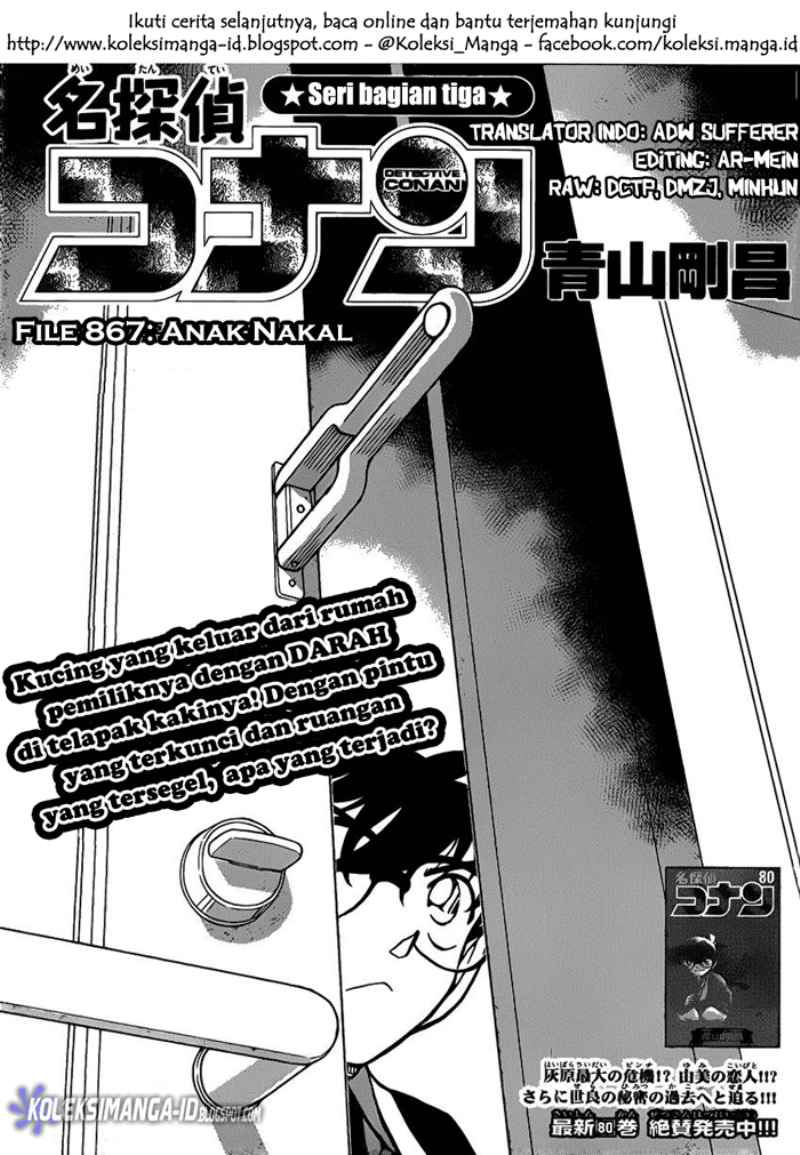 Detective Conan Chapter 867