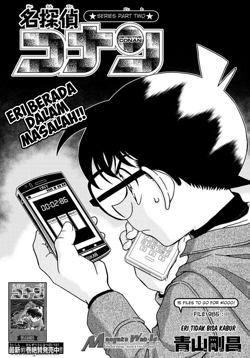 Detective Conan Chapter 985