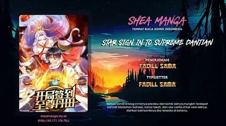 Star Sign In To Supreme Dantian Chapter 123