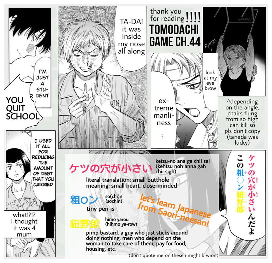 Tomodachi Game Chapter 44