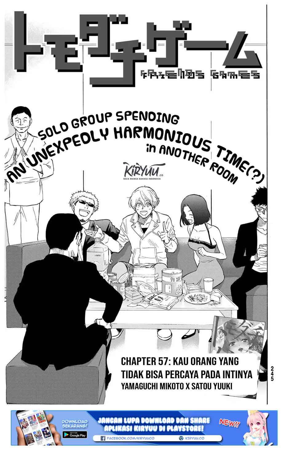 Tomodachi Game Chapter 57
