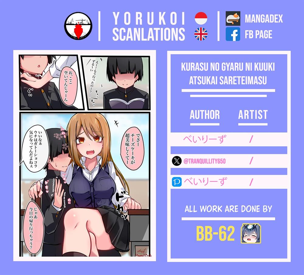 Kurasu no Gyaru ni Kuuki Atsukai Sareteimasu Chapter 20