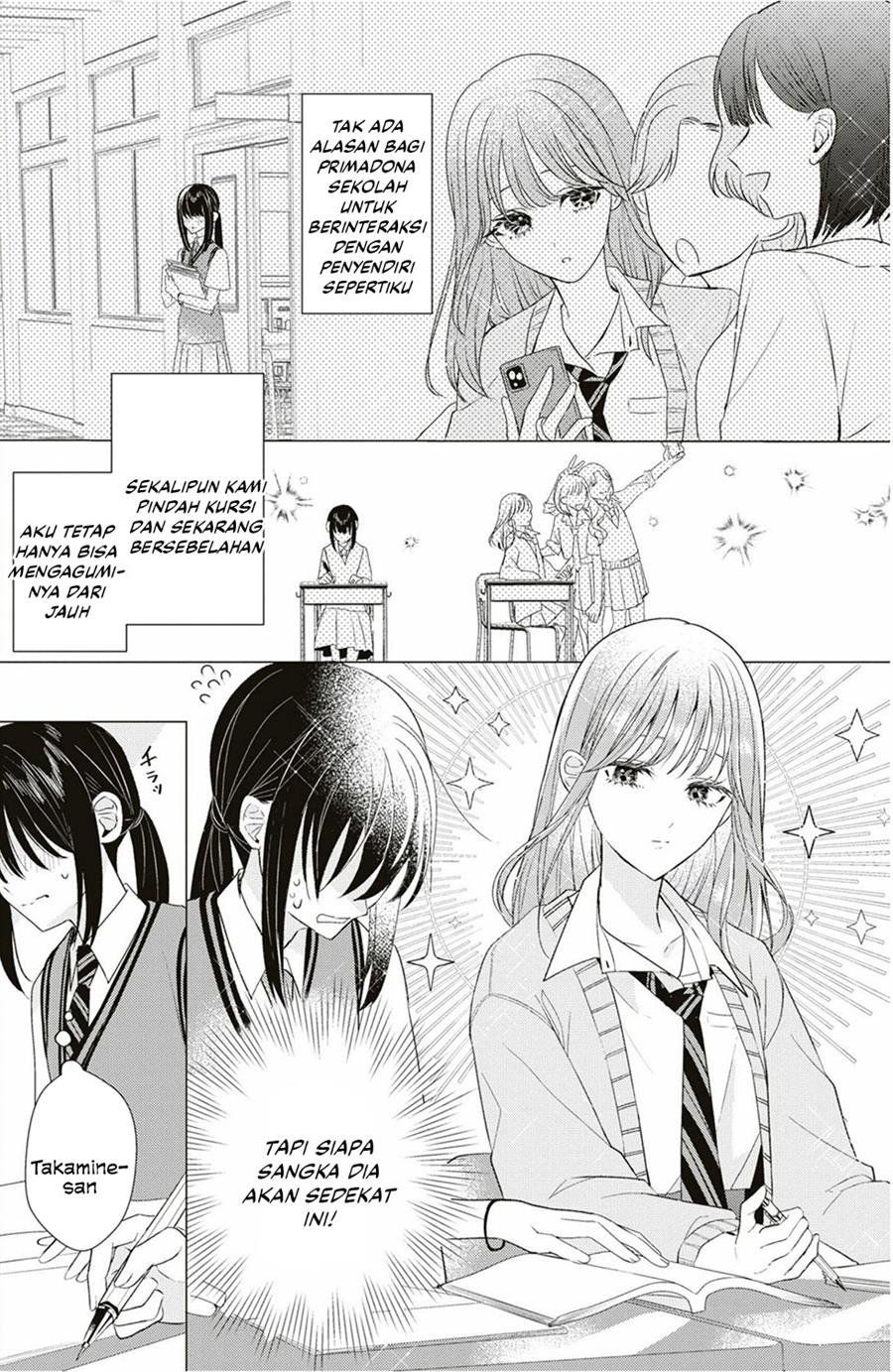 Tonari no Seki ga Suki na Hito datta Gakusei Yuri anthology Chapter 1