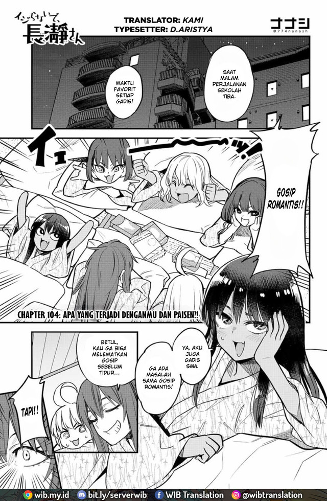 Ijiranaide, Nagatoro-san Chapter 104