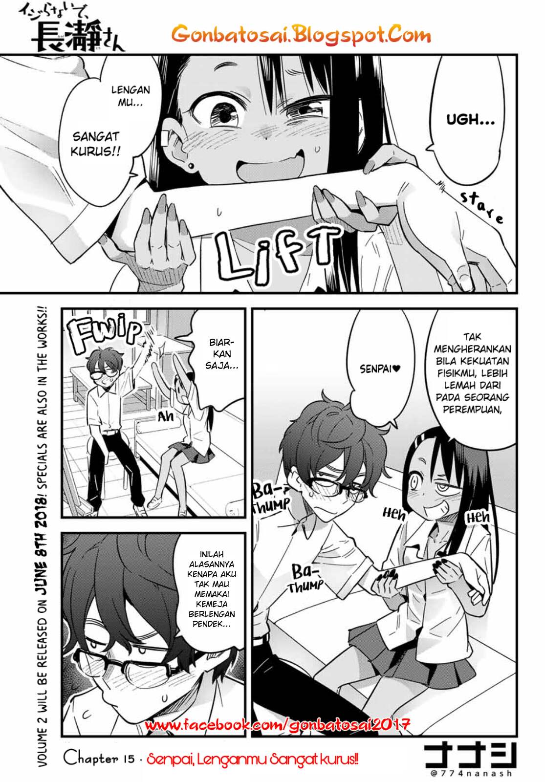 Ijiranaide, Nagatoro-san Chapter 15