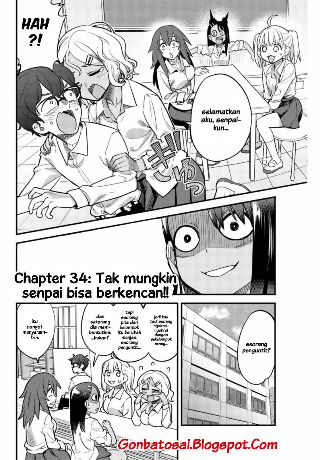 Ijiranaide, Nagatoro-san Chapter 34