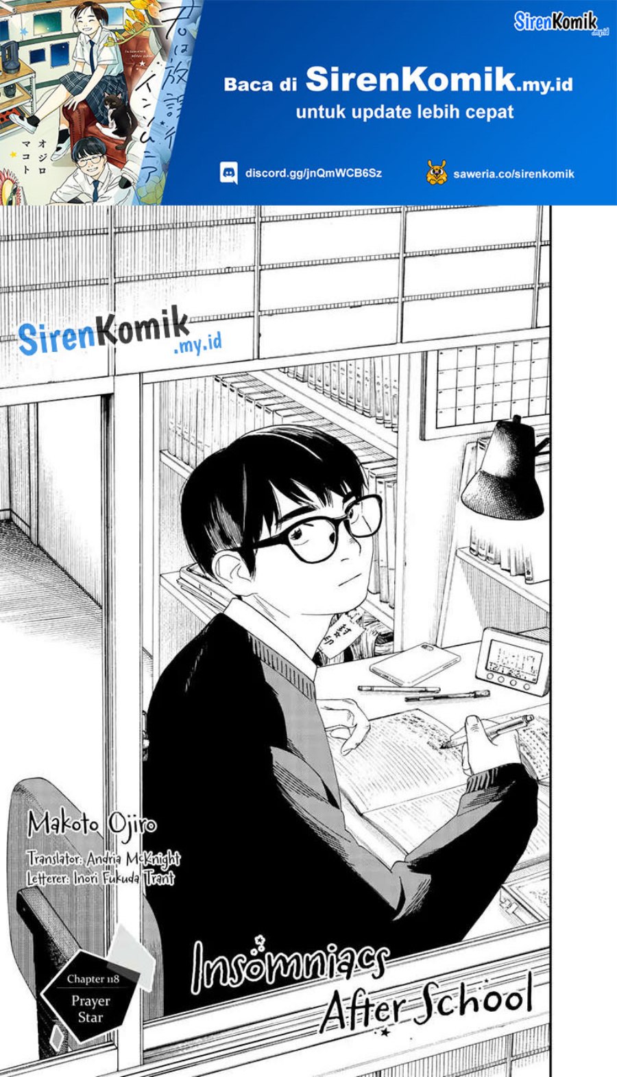 Kimi wa Houkago Insomnia Chapter 118