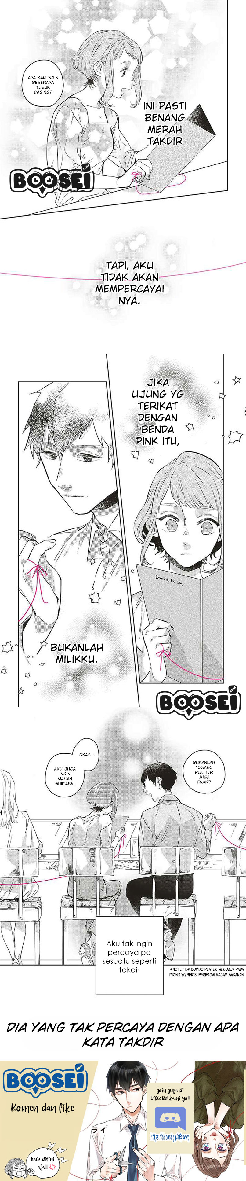 Unmei wo shinjinai kare ga iuniwa Chapter 1