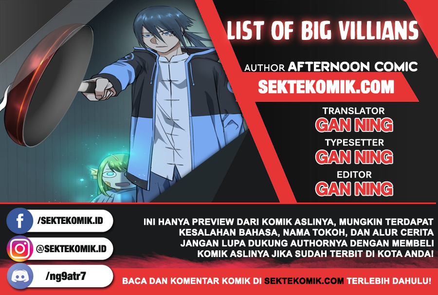 List of Big Villians Chapter 47