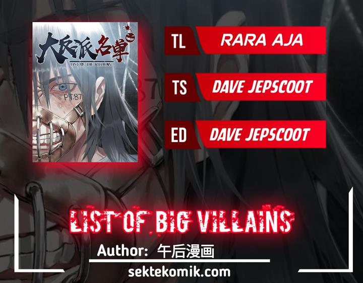 List of Big Villians Chapter 80