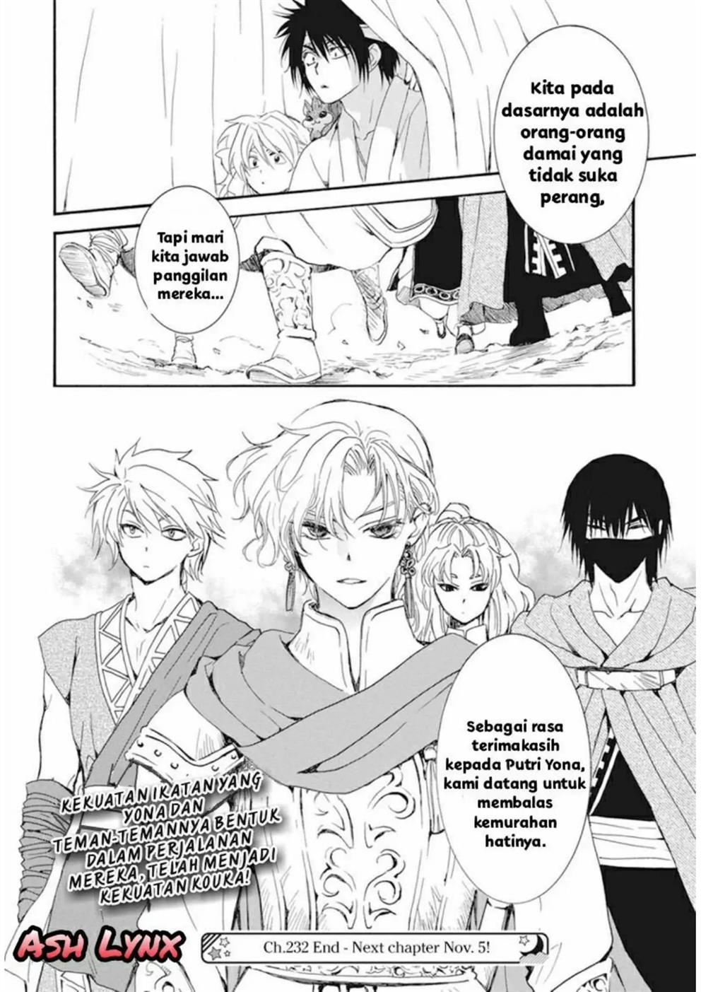 Akatsuki no Yona Chapter 232