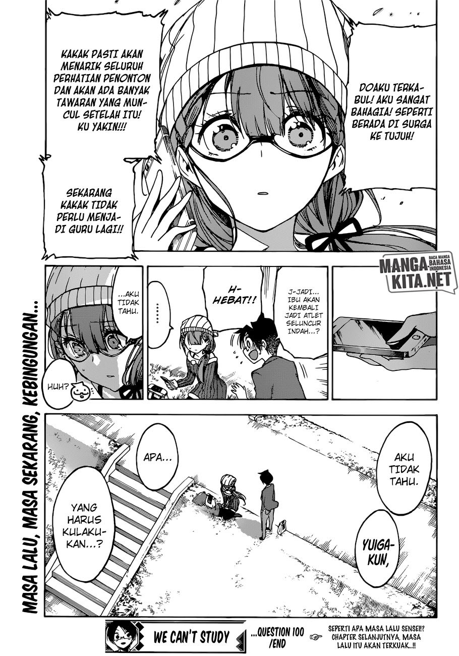 Bokutachi wa Benkyou ga Dekinai Chapter 100