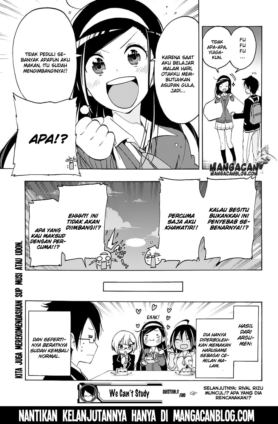 Bokutachi wa Benkyou ga Dekinai Chapter 11