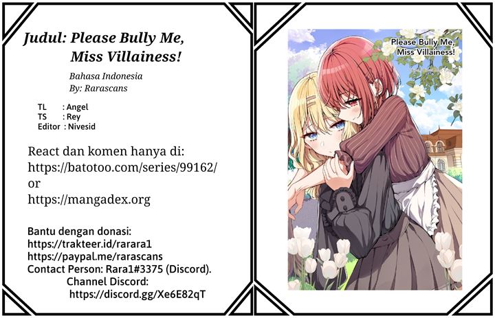 Please Bully Me, Miss Villainess! Chapter 5