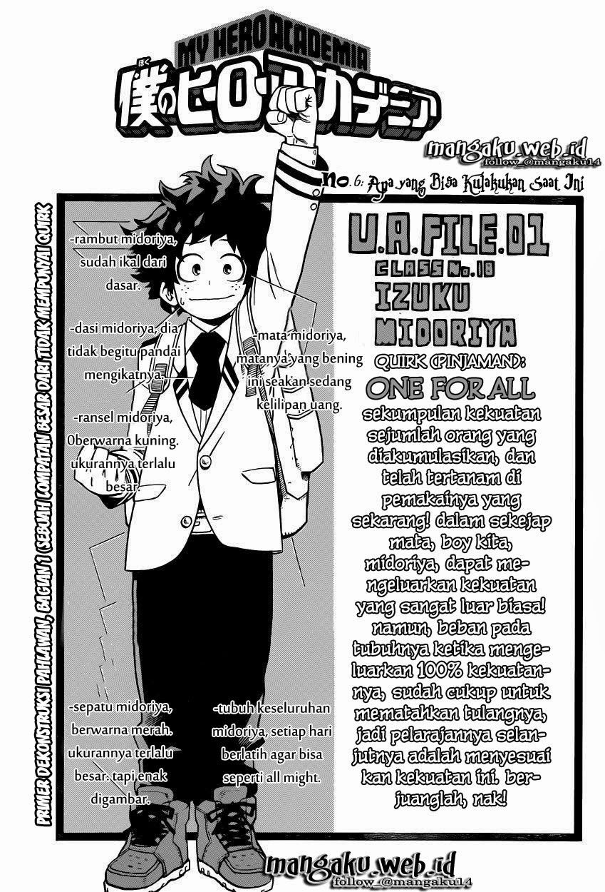 Boku no Hero Academia Chapter 06