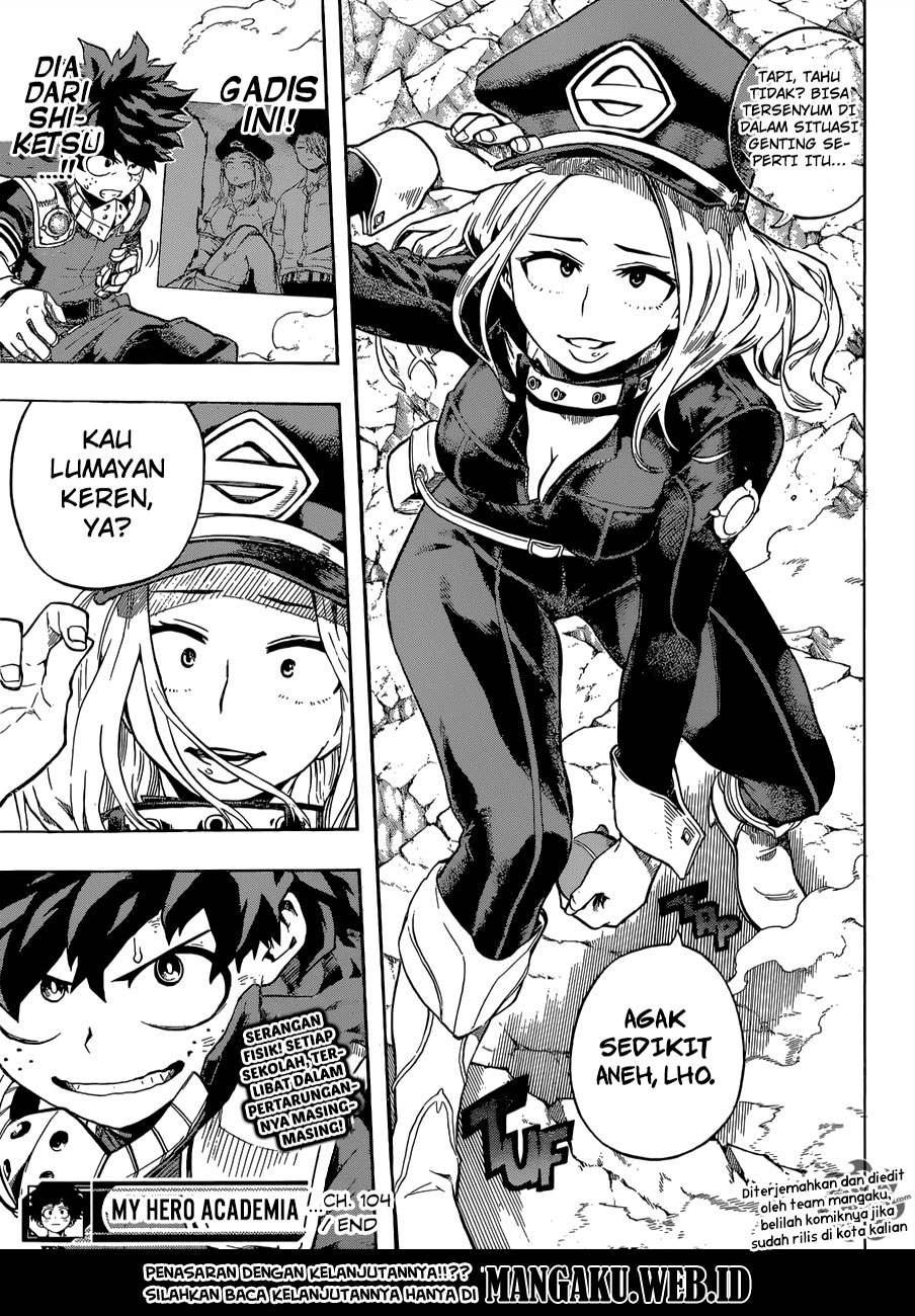 Boku no Hero Academia Chapter 104