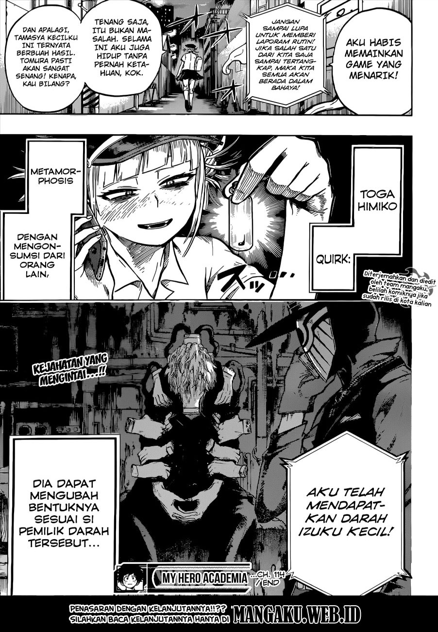 Boku no Hero Academia Chapter 114