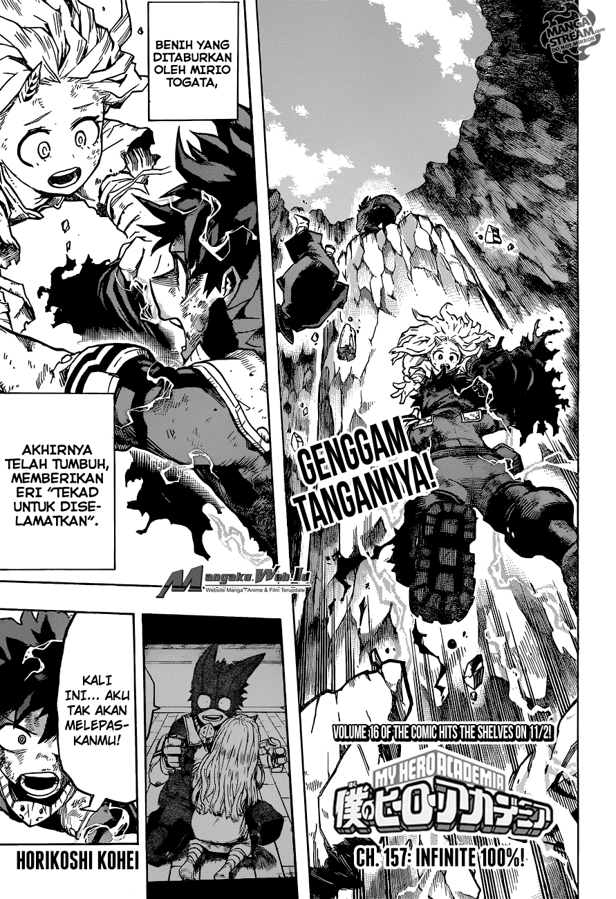 Boku no Hero Academia Chapter 157